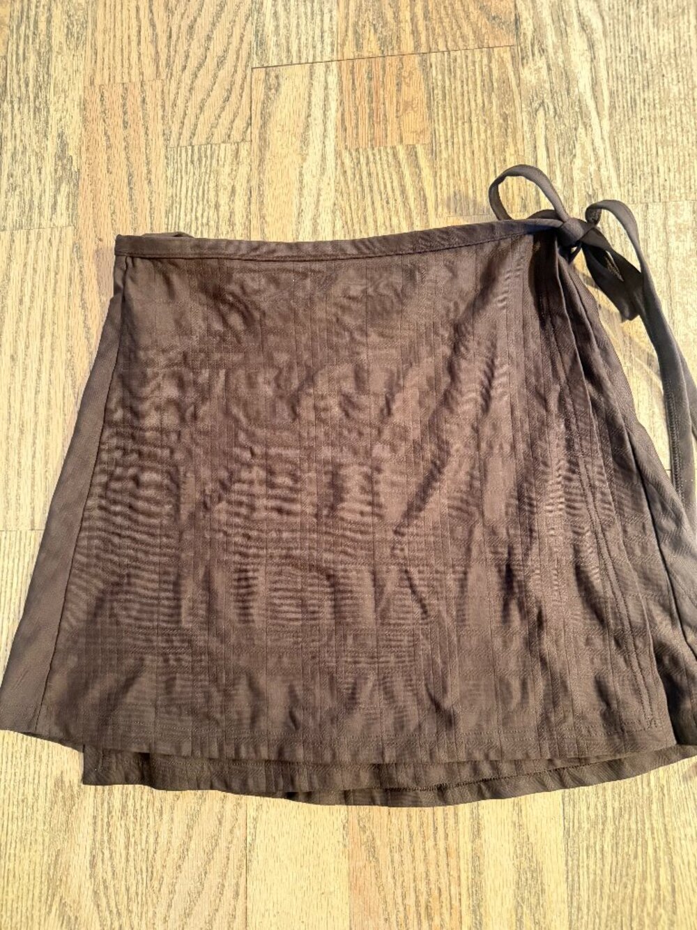 AUTHENTIC BURBERRY LONDON WRAP SWIM COVER UP SARONG BROWN SIZE S